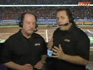 Ken hosting the Atlanta live broadcast with Scott Douglass, circa 2010.