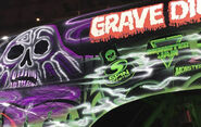 Spin Master logo on Grave Digger in 2019