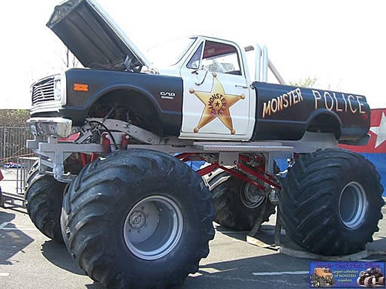 Monster sales police truck