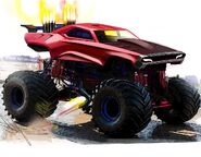 Team Hot Wheels Firestorm MJWF XIX concept (On the Wild Flower chassis)