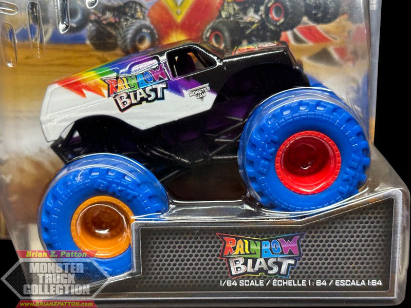 Monster Jam 2023 Spin Master 1:64 Diecast Truck Series 30 Alternate  Dimensions Rainbow Blast