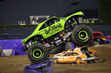 Monster jam gas monkey hot wheels top