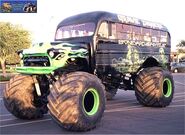 Grave Digger's Boneyard Shuttle, a ride truck owned by Sam Sturges