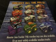 Monster Jam Truckin' Pals wood.