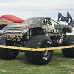 black pearl monster truck toy