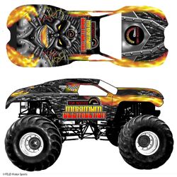 Monster Jam Boys' Maximum Destruction MAX-D Monster Truck T-Shirt