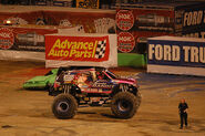 Scarlet Bandit after its World Finals 9 freestyle performance.