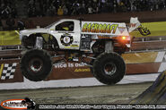 White Backdraft used for Monster Jam World Finals 12, circa March 2011.