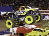 Black Stallion's signed body and yellow wheels.