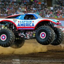 monster jam captain america