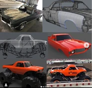 The revised BroCamino render during construction stages.