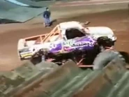 Skeletor's return at a Master trucks show in 2021.