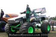 Paul Shafer with the Frankenstein Monster Patrol.