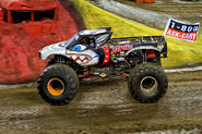Spike Unleashed using one of Brutus' tires, circa 2012.