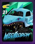 Neon Megalodon in Monster Jam Showdown.