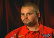 Adam in his first on-screen appearance as part of a SPEED Monster Jam episode.