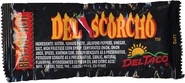 A sachet of Del Scorcho hot sauce which the truck was ran to promote.