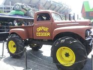 Red Ford Grave Digger rebuild.