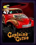Red Captain's Curse in Monster Jam Showdown.