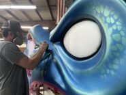 Blue Kraken under construction at Starr Creations.