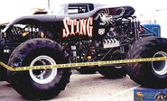 Sting 2, running on the cancelled Bret "Hitman" Hart chassis, with its cancelled Cheetah body.