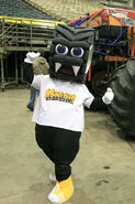 The Monster Nationals mascot.