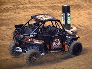 Monster Mutt Rottweiler Speedster, used exclusively in the Monster Jam Triple Threat Series.