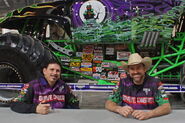 With a Grave Digger shirt for Indianapolis 2014
