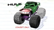 Hulkconceptart.jpg (201 KB) Hulk concept art from the cancelled Marvel Monster Trucks Live show before the truck debuted.