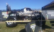 The Black Pearl on the Over Bored chassis during the Monster Jam World Finals 19 pit party, circa March 2018.