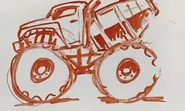 Truck's original sketch.