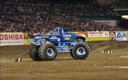 At his first Monster Jam show in 2005.