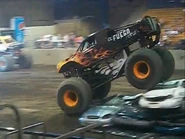 El Fuego competing in Medford.