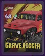 Grave Digger 1 (Encore, red) GD Retro Opaco (Matte) in Monster Jam Showdown.