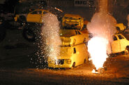 Demolition Man performing The Wall of Steel in 2003.