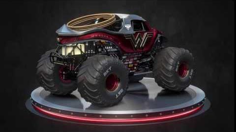 Wonder Woman Monster Jam truck