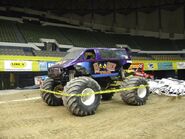 Boogey Van competing in Monster Jam, circa 2004.