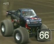 Slingshot's freestyle run from Cardiff 2007, note the different timer graphic