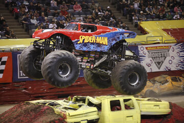 Marvel Monster Jam Trucks Unveiled in London