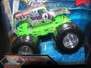 Silver 2016 Grave Digger Hot Wheels toy