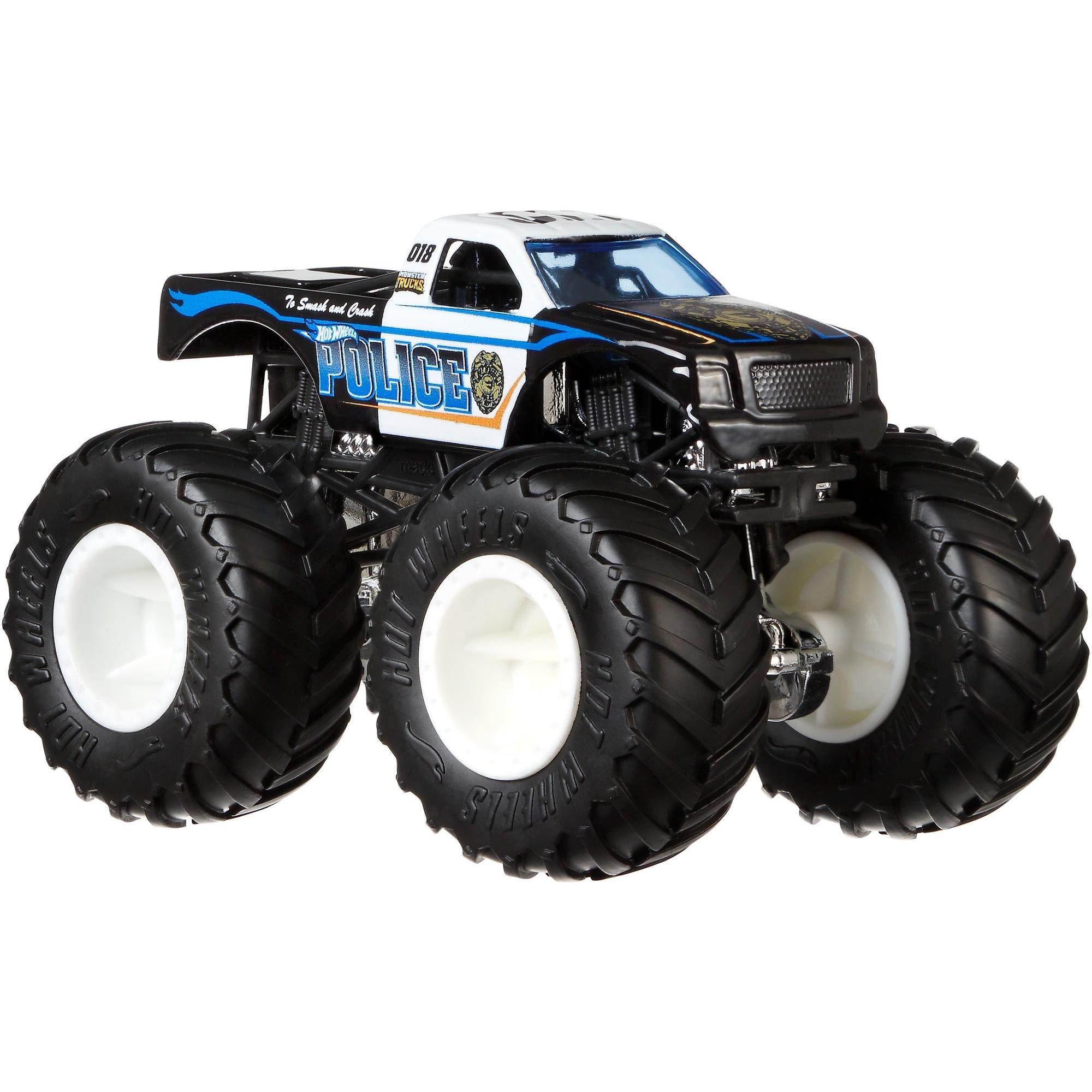 Hot Wheels - Monster Trucks - Police Gjf26 - MP Brinquedos