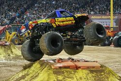 Ground pounder deals monster truck