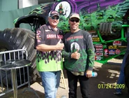 Circa 2009, at a Monster Jam event in Orlando.