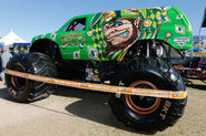 The special St. Patrick's Day Jester body for Monster Jam World Finals XVII.
