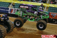 Grave Digger 12 with the 25th anniversary paint scheme, circa 2007.