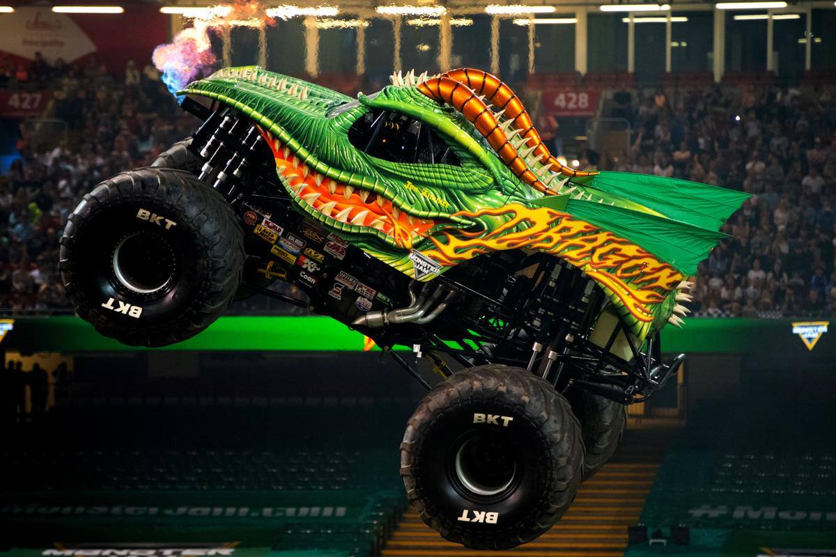 Dragon Monster Jam Truck, monster truck 