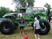 The Grave Digger ghost scheme with the 25th anniversary decals.