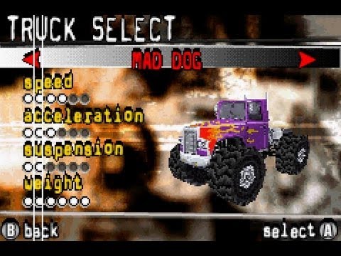 Monster Truck Game Boy