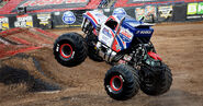 The truck competing at Monster Jam World Finals XXI.