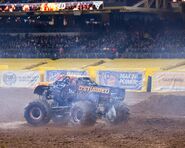 D'Sturbed competing in Monster Jam at San Diego 2017.
